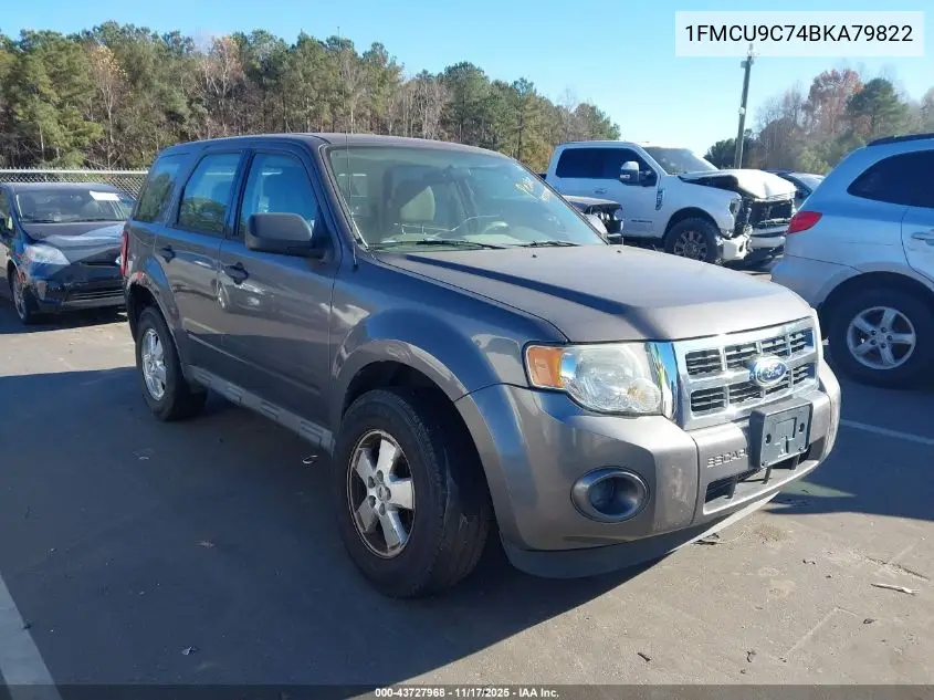 1FMCU9C74BKA79822 2011 Ford Escape Xls