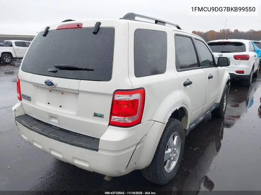 1FMCU9DG7BKB99550 2011 Ford Escape Xlt