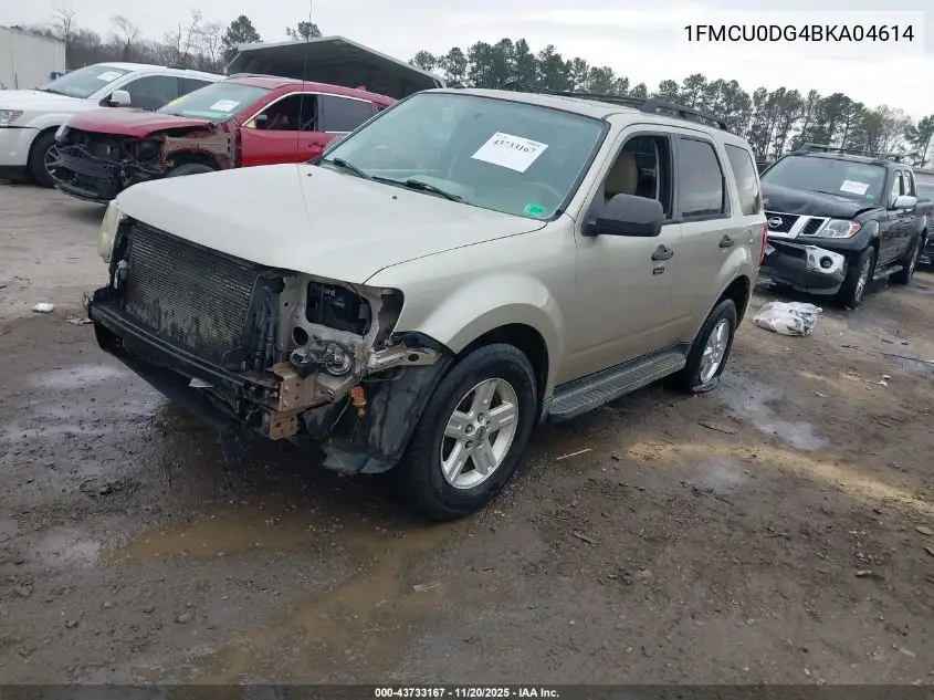 1FMCU0DG4BKA04614 2011 Ford Escape Xlt