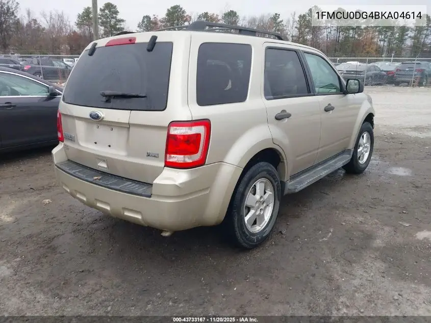 1FMCU0DG4BKA04614 2011 Ford Escape Xlt
