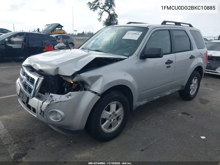 1FMCU0DG2BKC10885 2011 Ford Escape Xlt