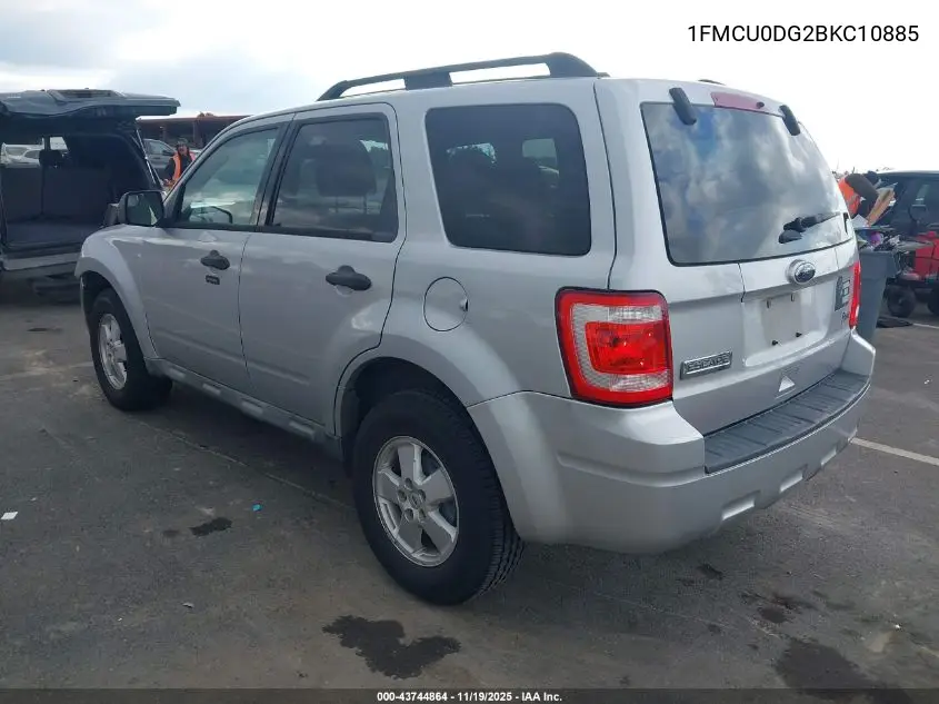 1FMCU0DG2BKC10885 2011 Ford Escape Xlt