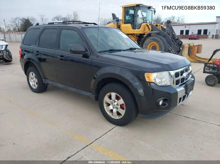 1FMCU9EG8BKB59380 2011 Ford Escape Limited