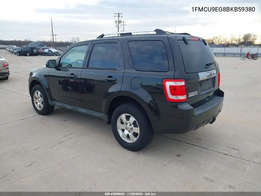 1FMCU9EG8BKB59380 2011 Ford Escape Limited