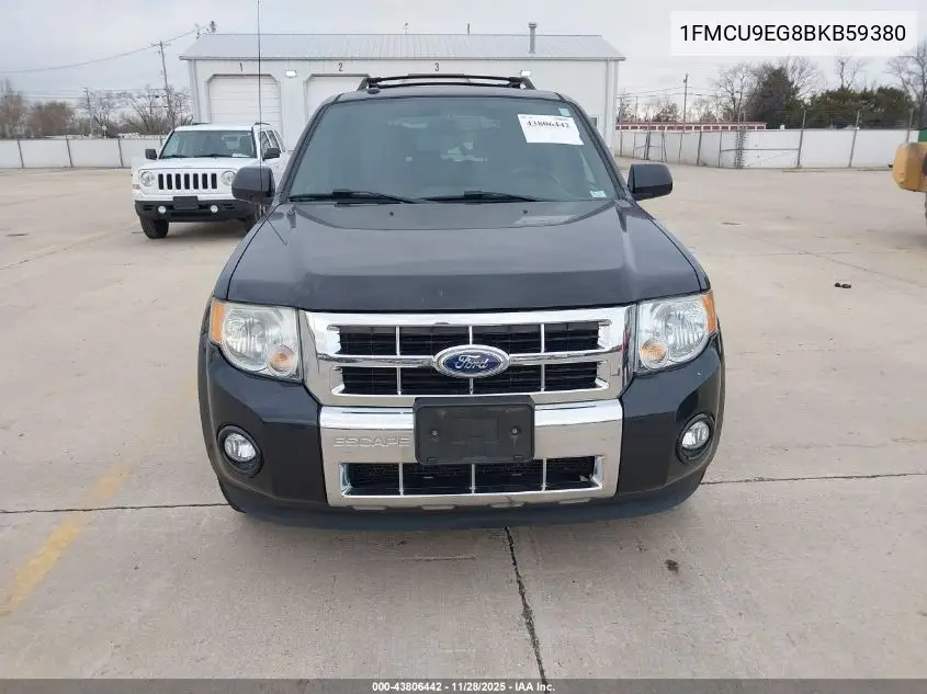 1FMCU9EG8BKB59380 2011 Ford Escape Limited