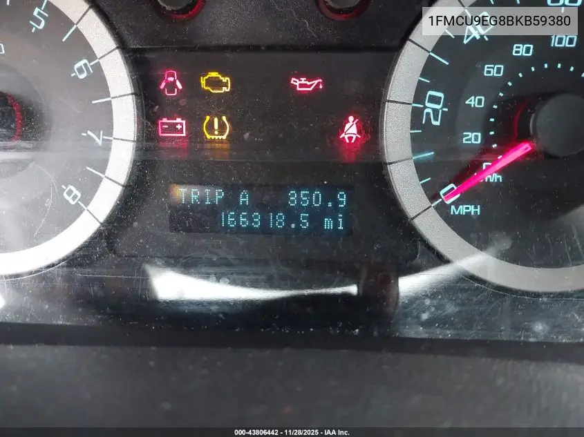 1FMCU9EG8BKB59380 2011 Ford Escape Limited