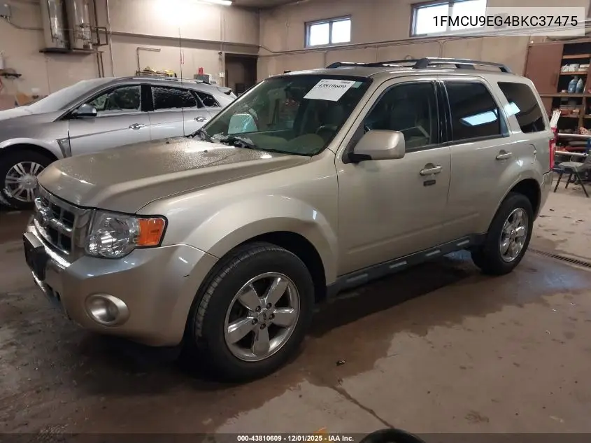 1FMCU9EG4BKC37475 2011 Ford Escape Limited