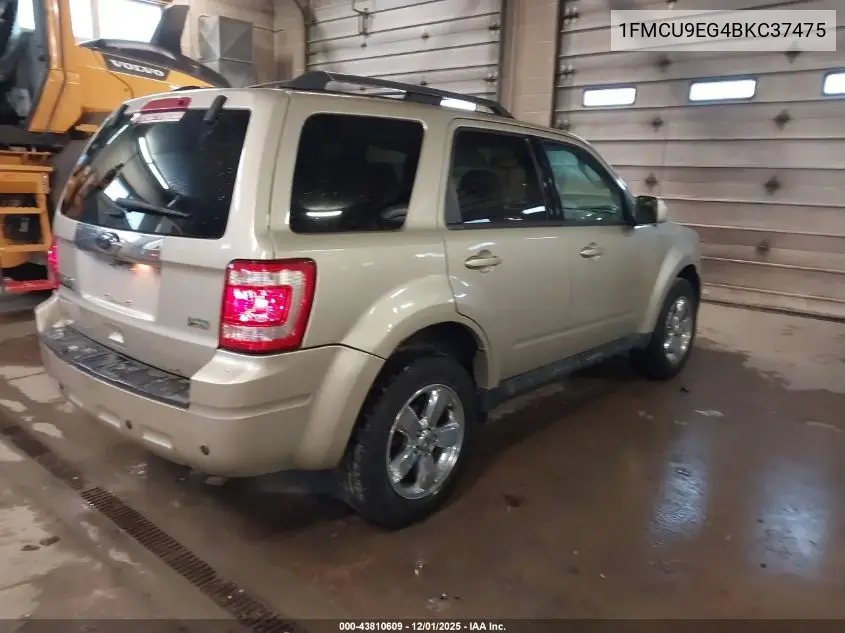 1FMCU9EG4BKC37475 2011 Ford Escape Limited