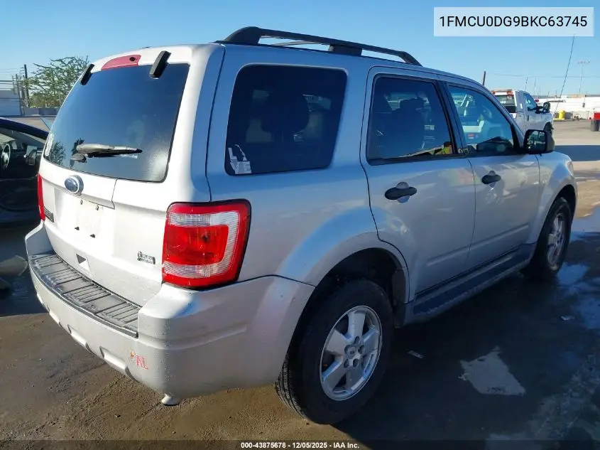1FMCU0DG9BKC63745 2011 Ford Escape Xlt