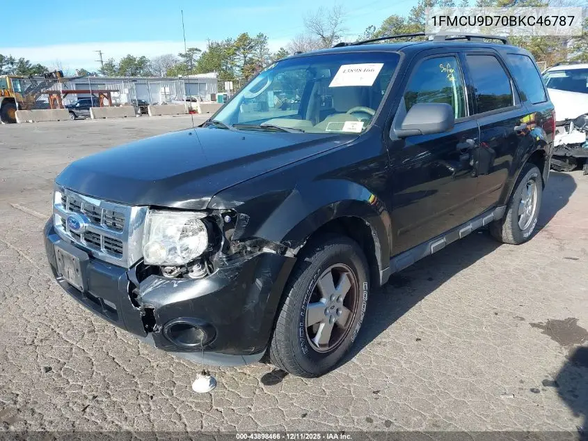 1FMCU9D70BKC46787 2011 Ford Escape Xlt