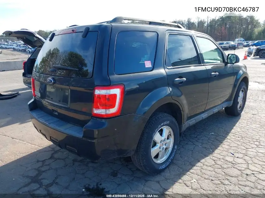 1FMCU9D70BKC46787 2011 Ford Escape Xlt