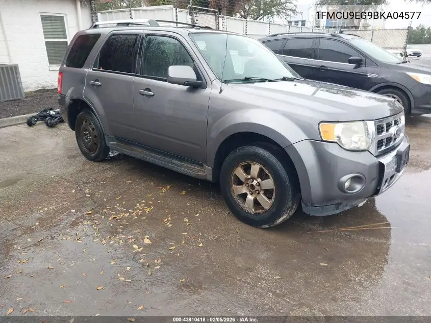 1FMCU9EG9BKA04577 2011 Ford Escape Limited