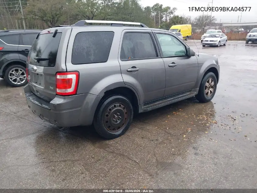 1FMCU9EG9BKA04577 2011 Ford Escape Limited
