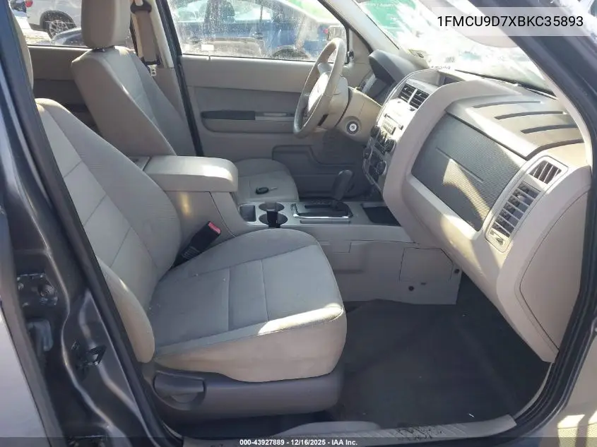 1FMCU9D7XBKC35893 2011 Ford Escape Xlt