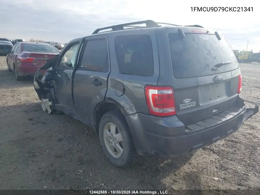 1FMCU9D79CKC21341 2012 Ford Escape Xlt
