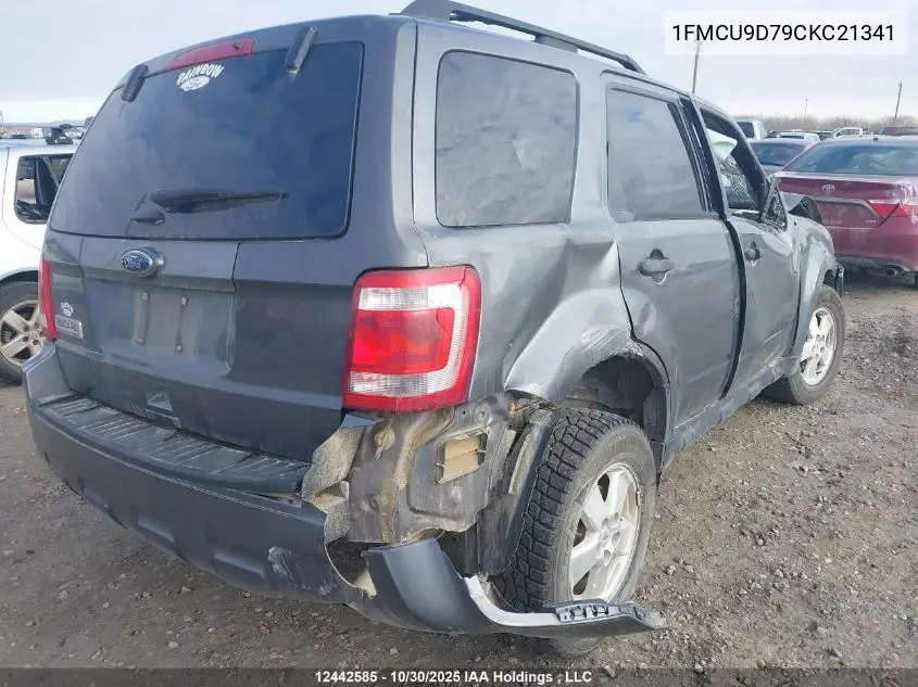 1FMCU9D79CKC21341 2012 Ford Escape Xlt