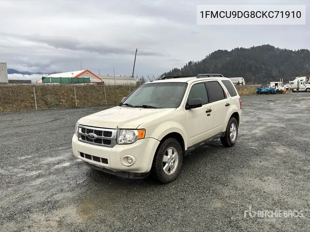 1FMCU9DG8CKC71910 2012 Ford Escape 2012 Ford Escape 4Wd Suv