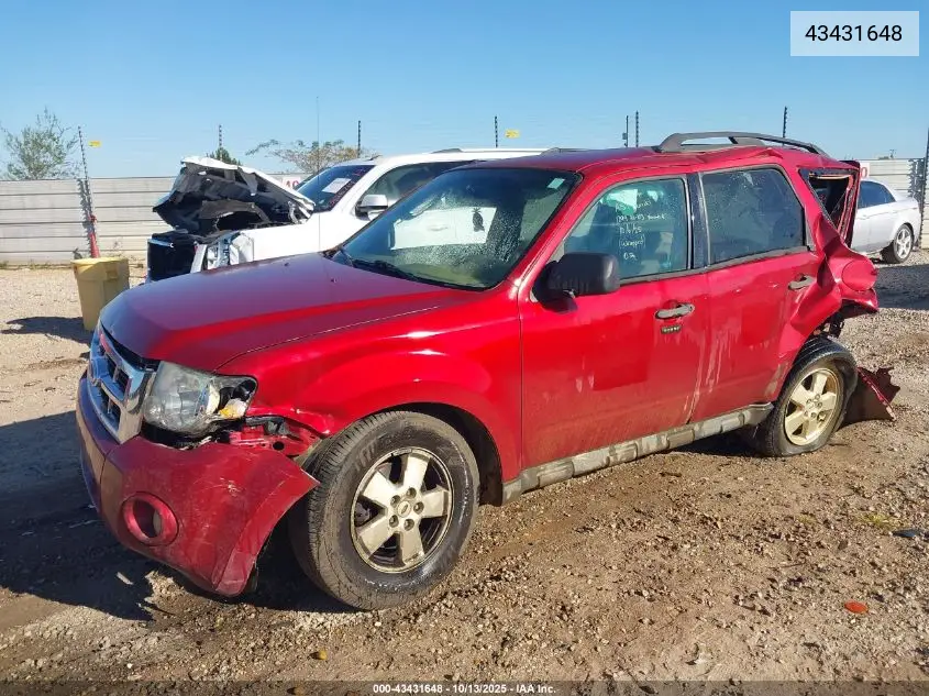1FMCU0DG8CKA48908 2012 Ford Escape Xlt