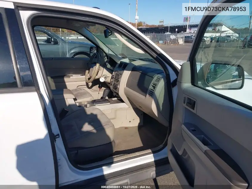 1FMCU9D73CKA78953 2012 Ford Escape Xlt