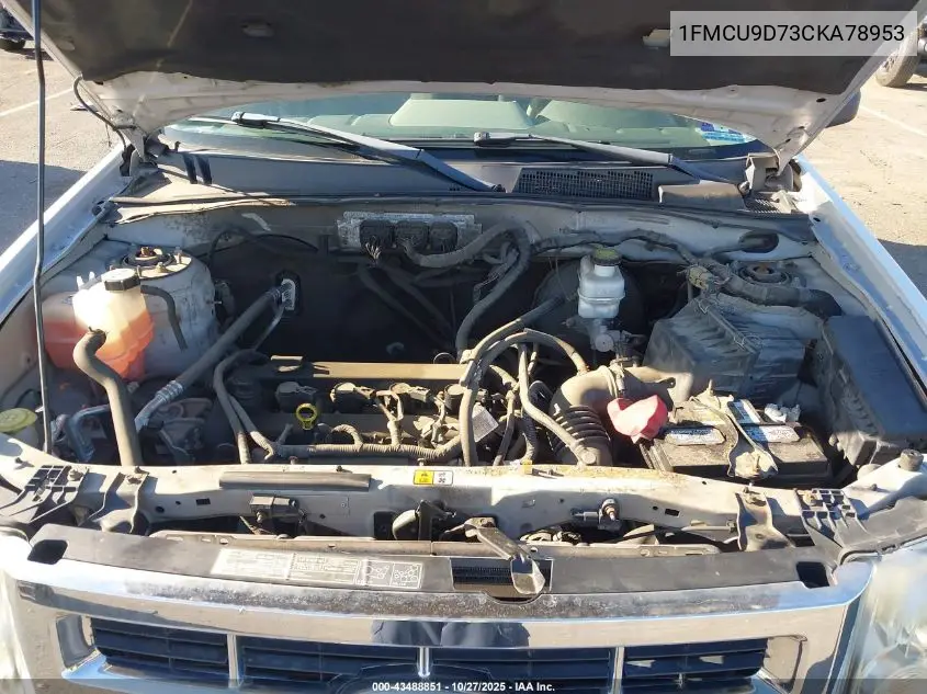 1FMCU9D73CKA78953 2012 Ford Escape Xlt