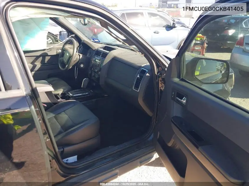 1FMCU0EG0CKB41405 2012 Ford Escape Limited