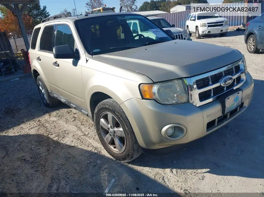 1FMCU9DG9CKA82487 2012 Ford Escape Xlt