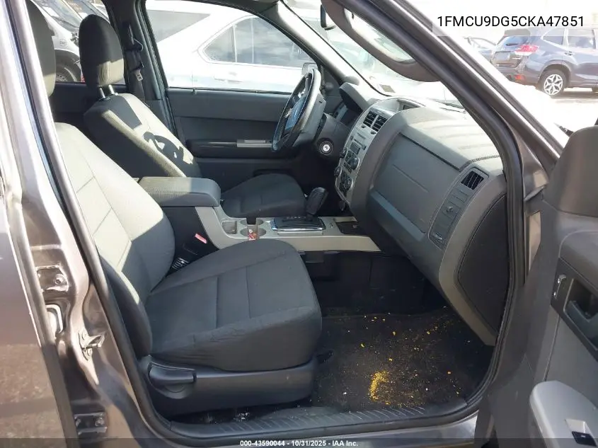 1FMCU9DG5CKA47851 2012 Ford Escape Xlt