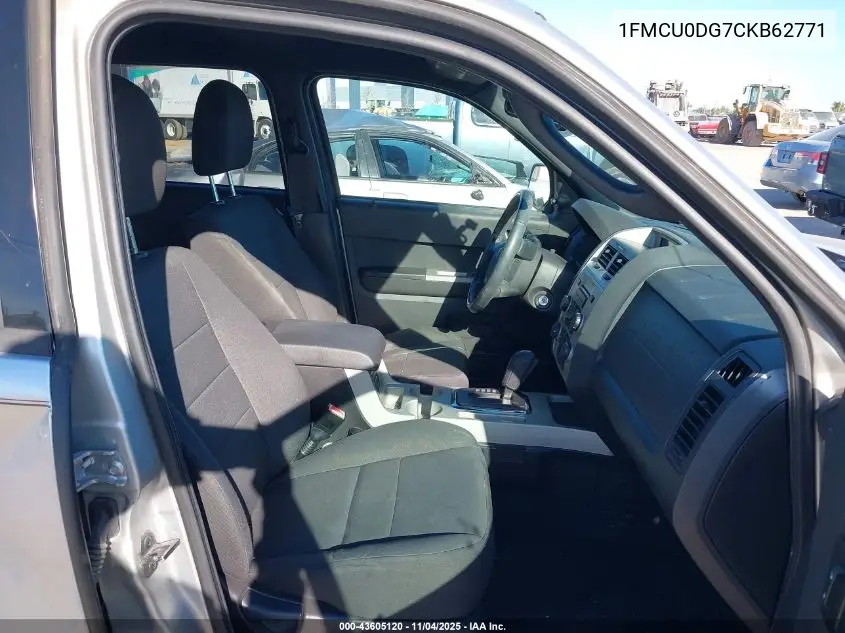 1FMCU0DG7CKB62771 2012 Ford Escape Xlt