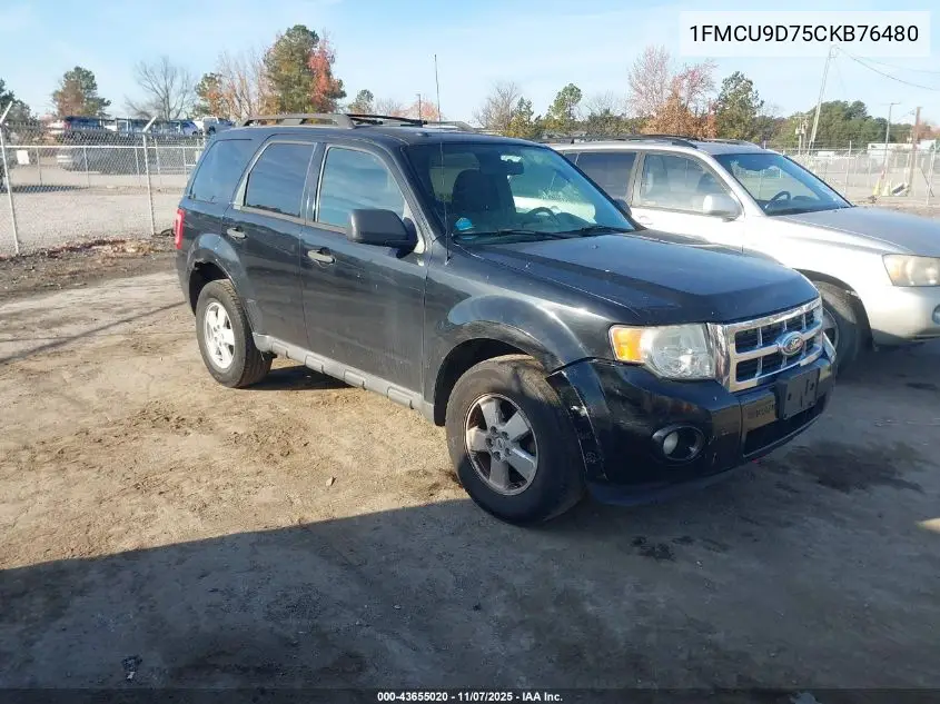 1FMCU9D75CKB76480 2012 Ford Escape Xlt