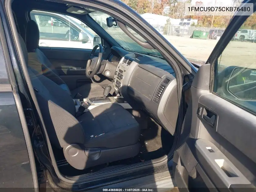 1FMCU9D75CKB76480 2012 Ford Escape Xlt