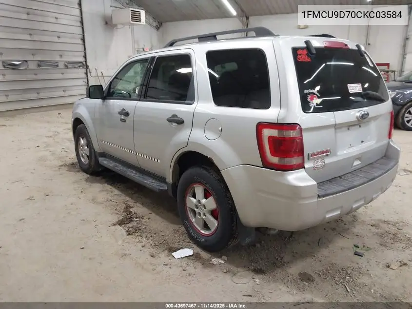 1FMCU9D70CKC03584 2012 Ford Escape Xlt