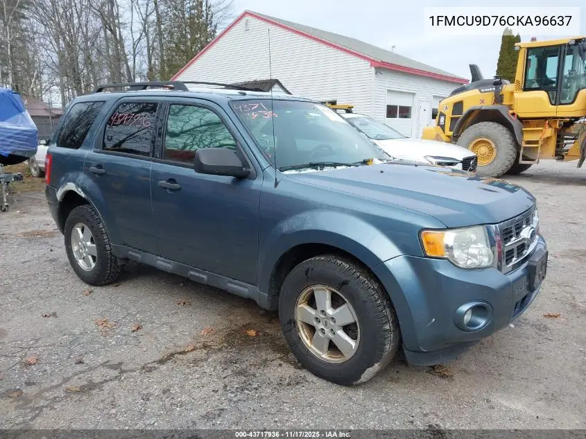 1FMCU9D76CKA96637 2012 Ford Escape Xlt