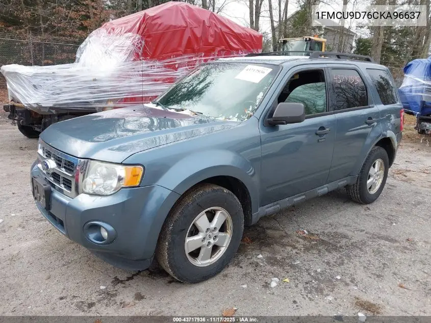 1FMCU9D76CKA96637 2012 Ford Escape Xlt