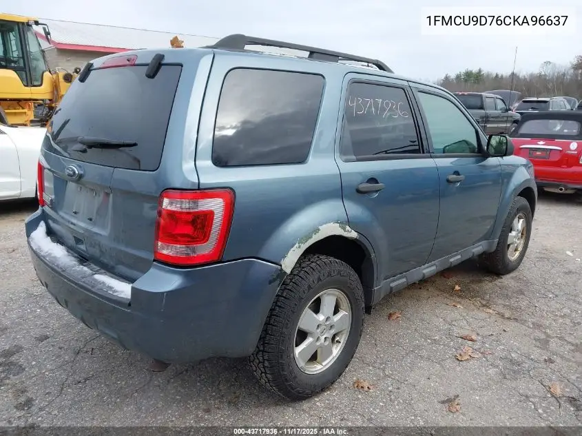 1FMCU9D76CKA96637 2012 Ford Escape Xlt