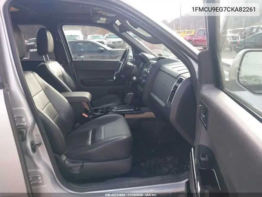 1FMCU9EG7CKA82261 2012 Ford Escape Limited