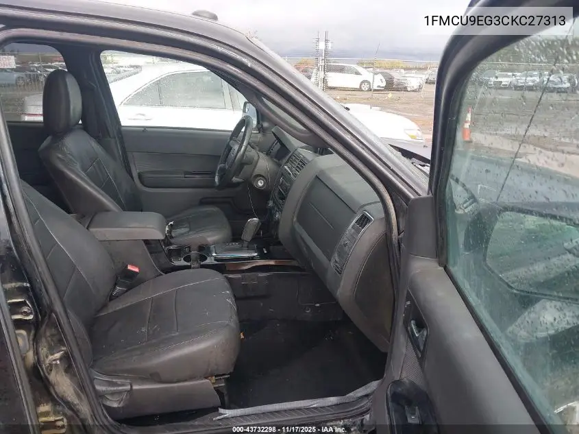 1FMCU9EG3CKC27313 2012 Ford Escape Limited