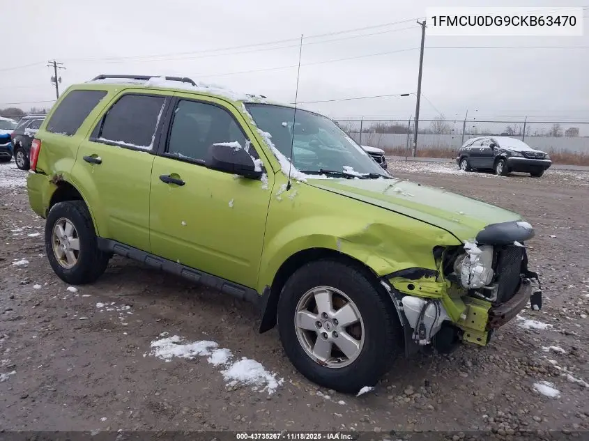 1FMCU0DG9CKB63470 2012 Ford Escape Xlt