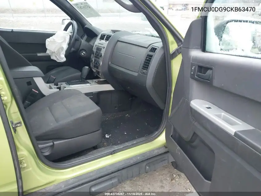 1FMCU0DG9CKB63470 2012 Ford Escape Xlt