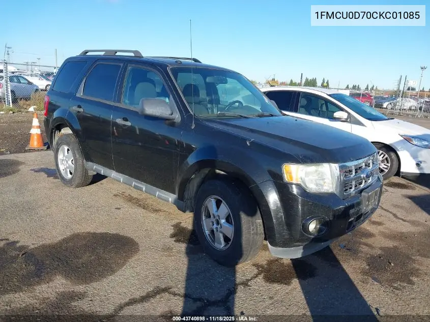 1FMCU0D70CKC01085 2012 Ford Escape Xlt