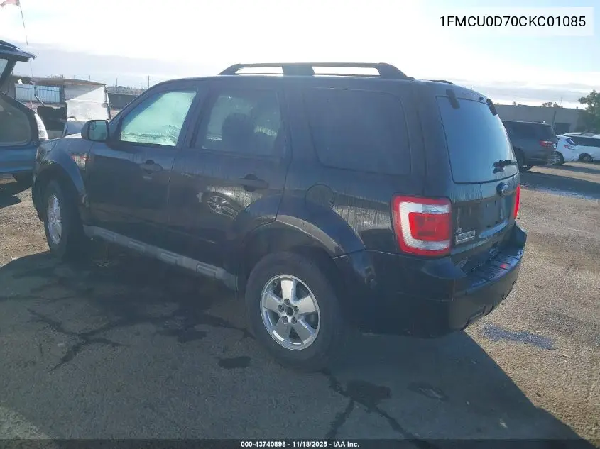 1FMCU0D70CKC01085 2012 Ford Escape Xlt