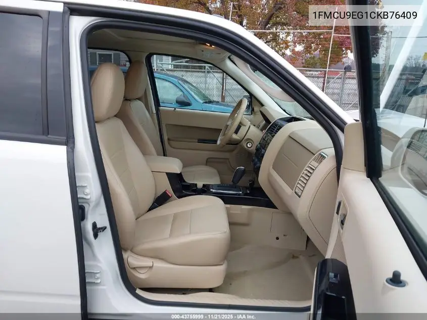 1FMCU9EG1CKB76409 2012 Ford Escape Limited