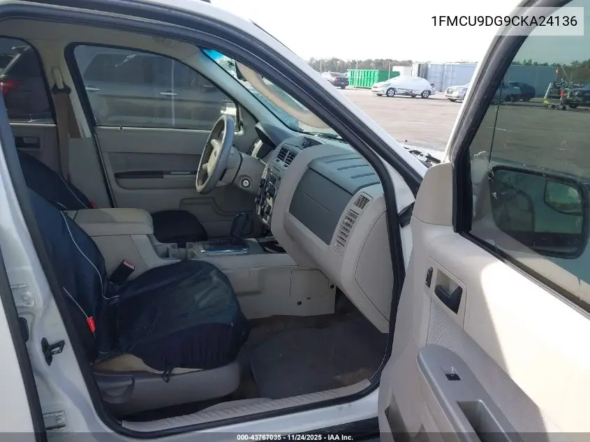 1FMCU9DG9CKA24136 2012 Ford Escape Xlt