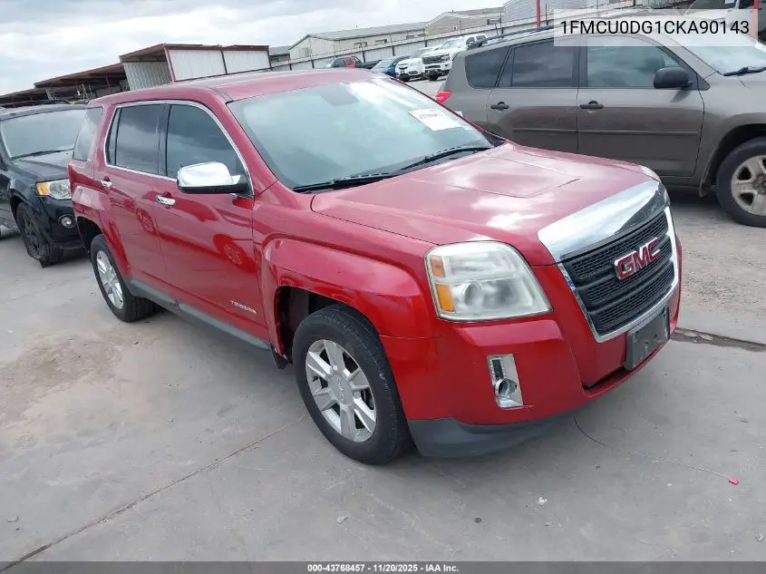 1FMCU0DG1CKA90143 2012 Ford Escape Xlt