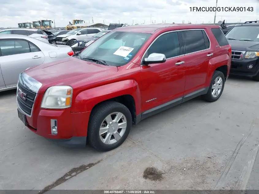1FMCU0DG1CKA90143 2012 Ford Escape Xlt