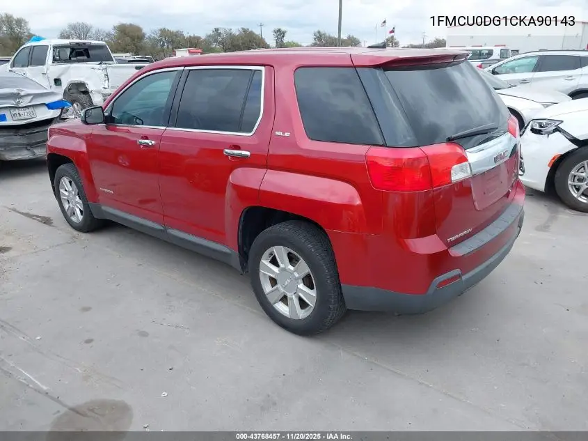 1FMCU0DG1CKA90143 2012 Ford Escape Xlt