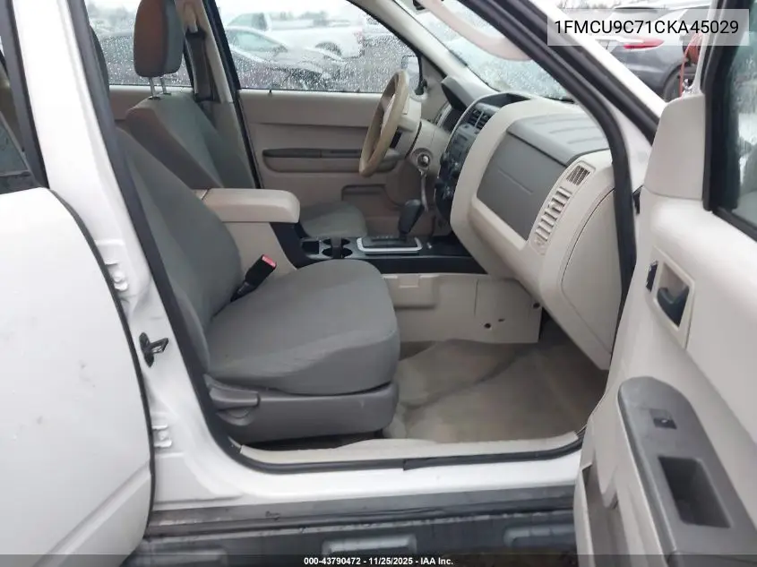 1FMCU9C71CKA45029 2012 Ford Escape Xls