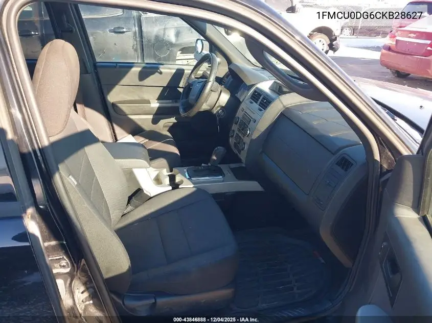 1FMCU0DG6CKB28627 2012 Ford Escape Xlt