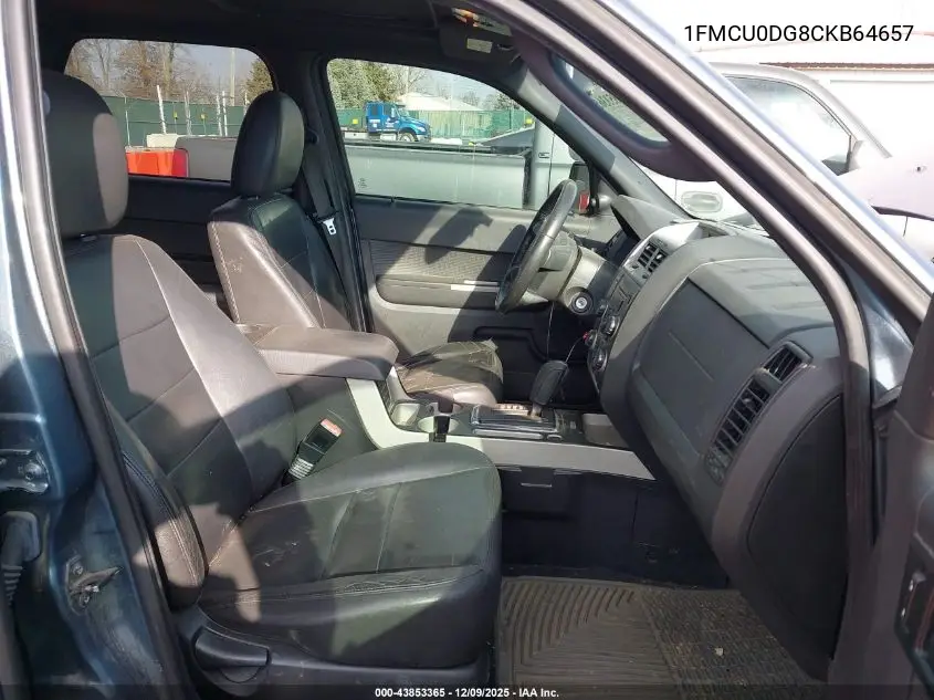 1FMCU0DG8CKB64657 2012 Ford Escape Xlt