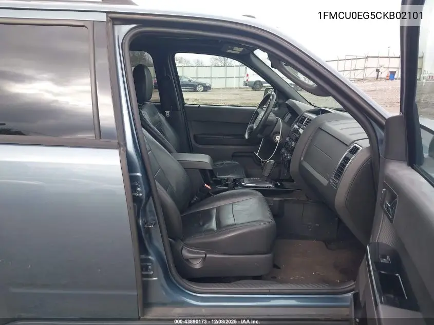 1FMCU0EG5CKB02101 2012 Ford Escape Limited