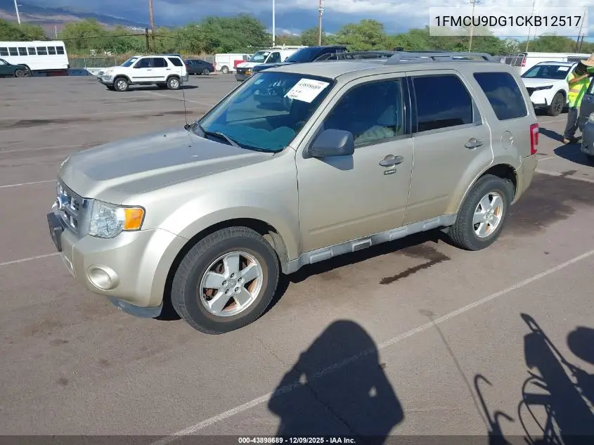 1FMCU9DG1CKB12517 2012 Ford Escape Xlt